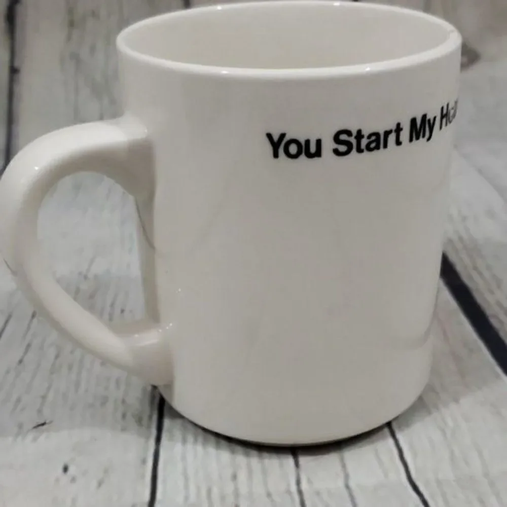 Vintage Coffee Mug EKG Love Nurse Medical